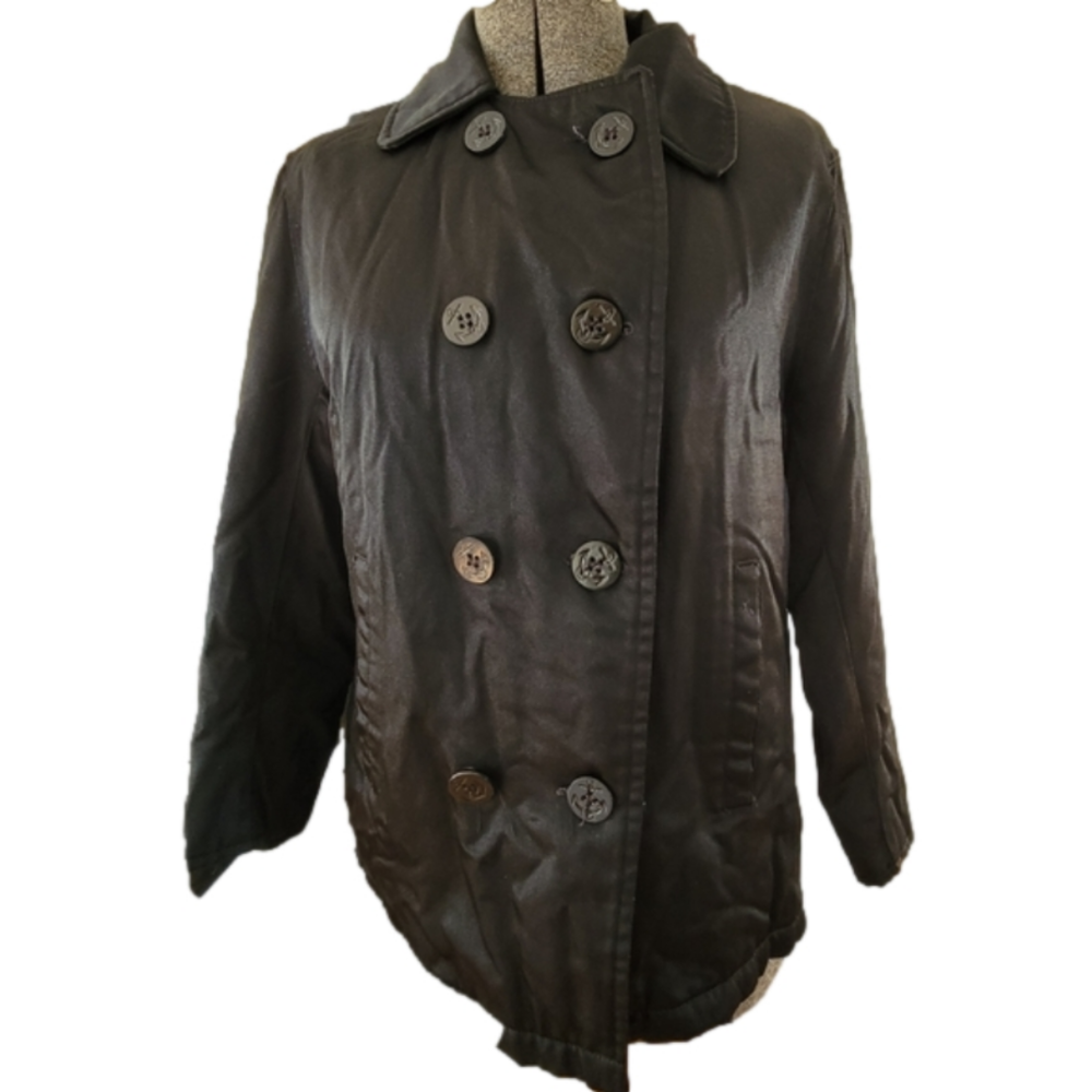 Spiewak Golden Fleece NYC Nautical Black Shiny Coat